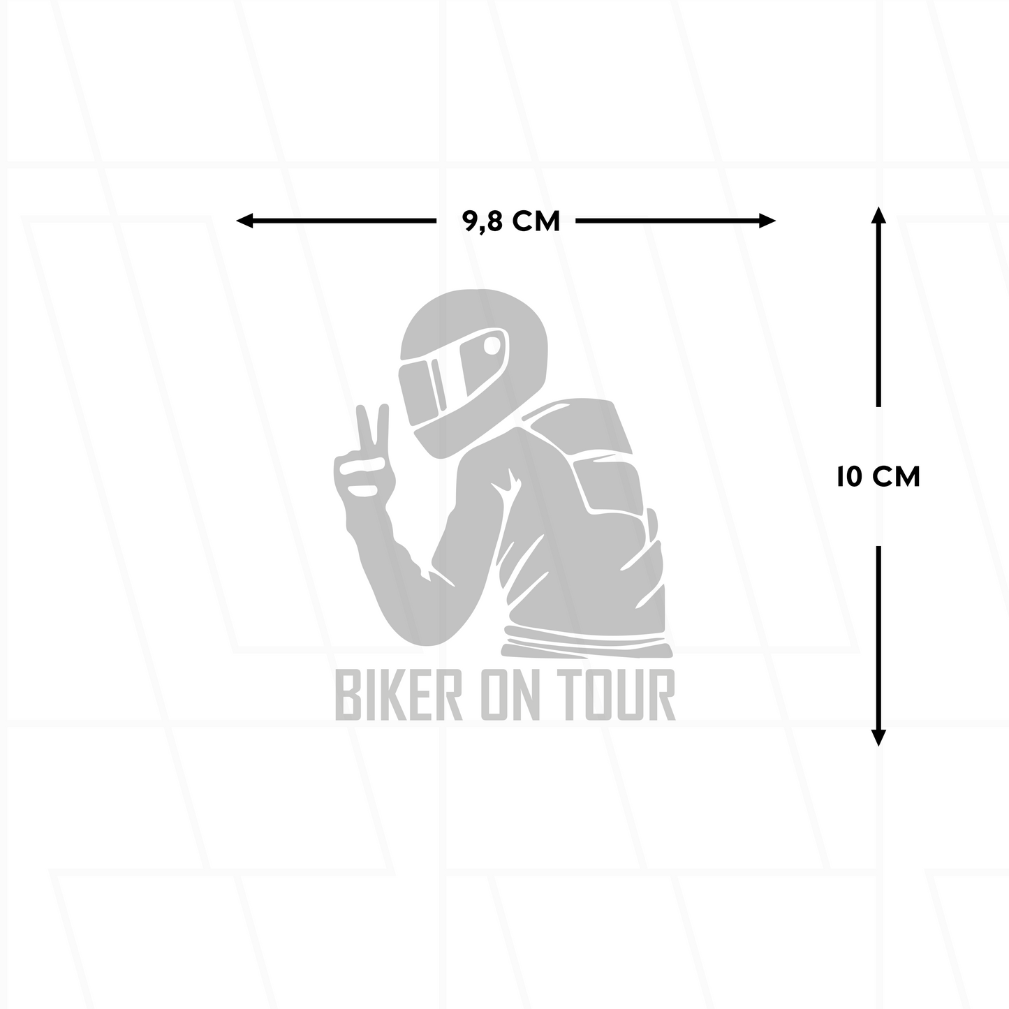 Kfz - Sticker | Biker on Tour Fahrer