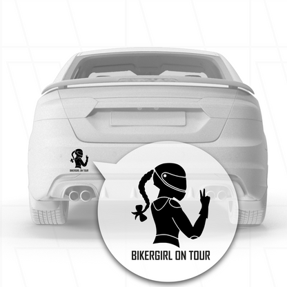 Kfz - Sticker | Biker Girl on Tour