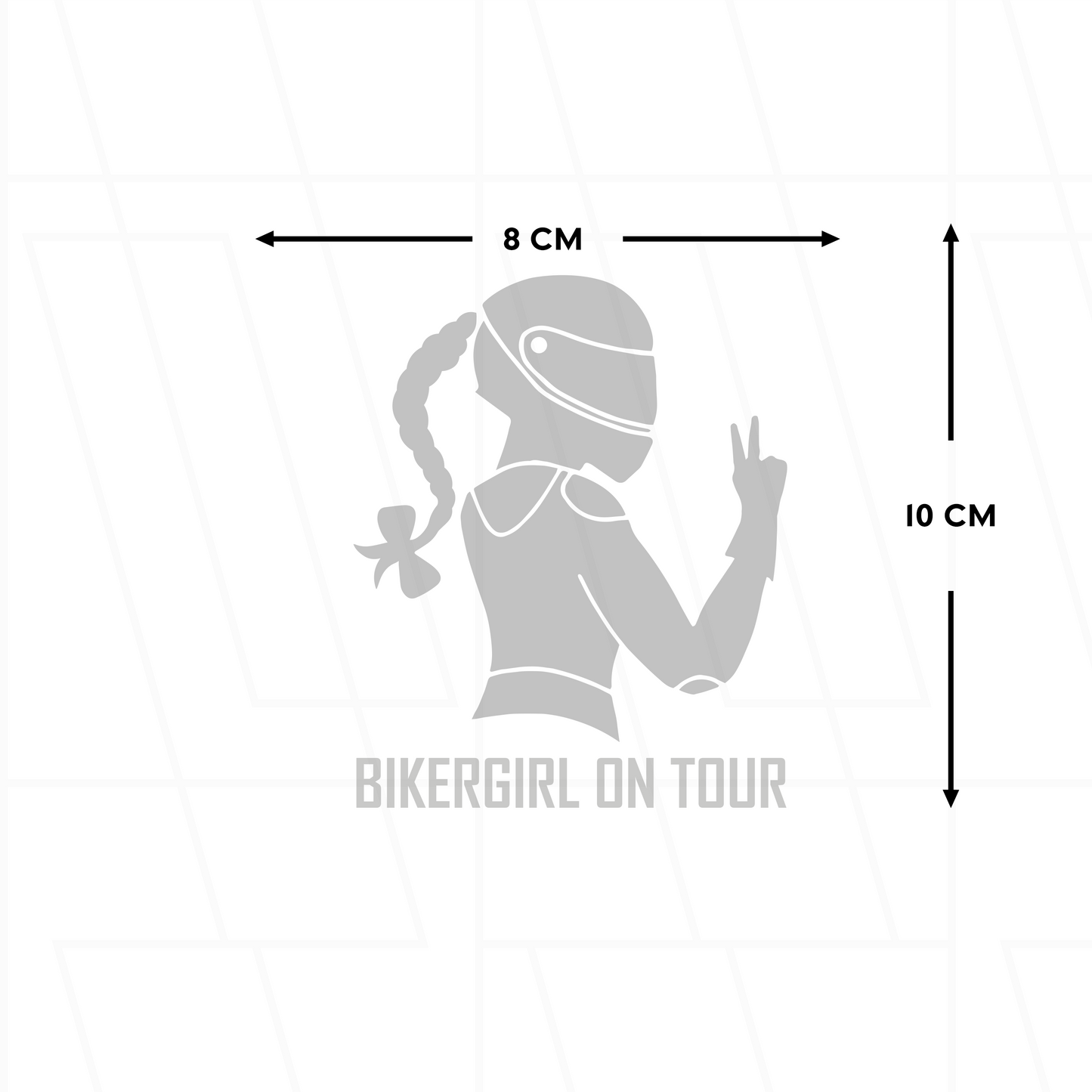 Kfz - Sticker | Biker Girl on Tour