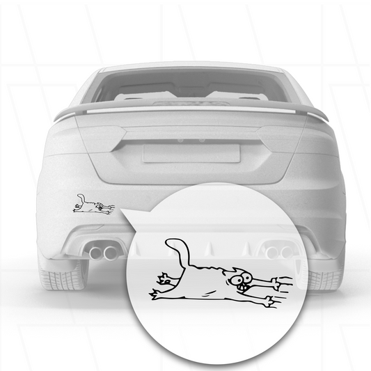 Kfz - Sticker | Scratch Cat