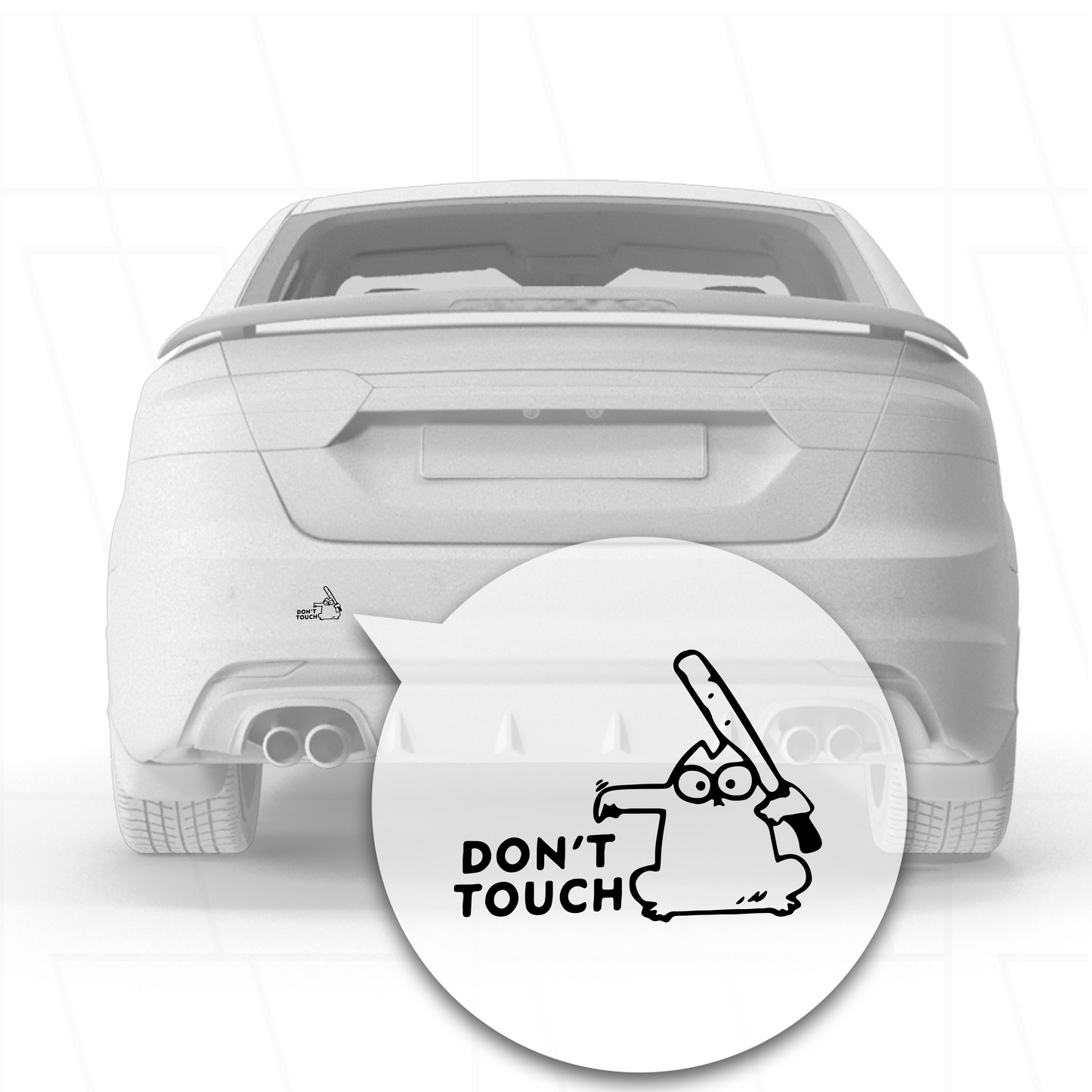 Kfz - Sticker | Don´t Touch! Cat