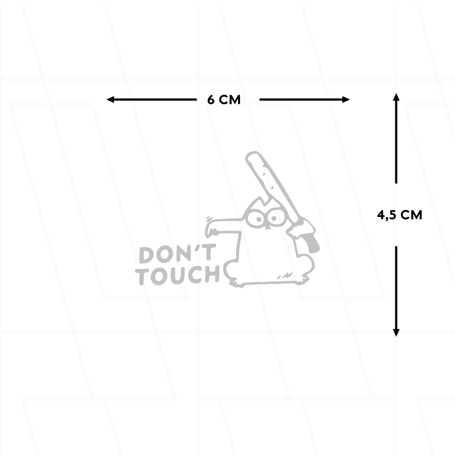 Kfz - Sticker | Don´t Touch! Cat