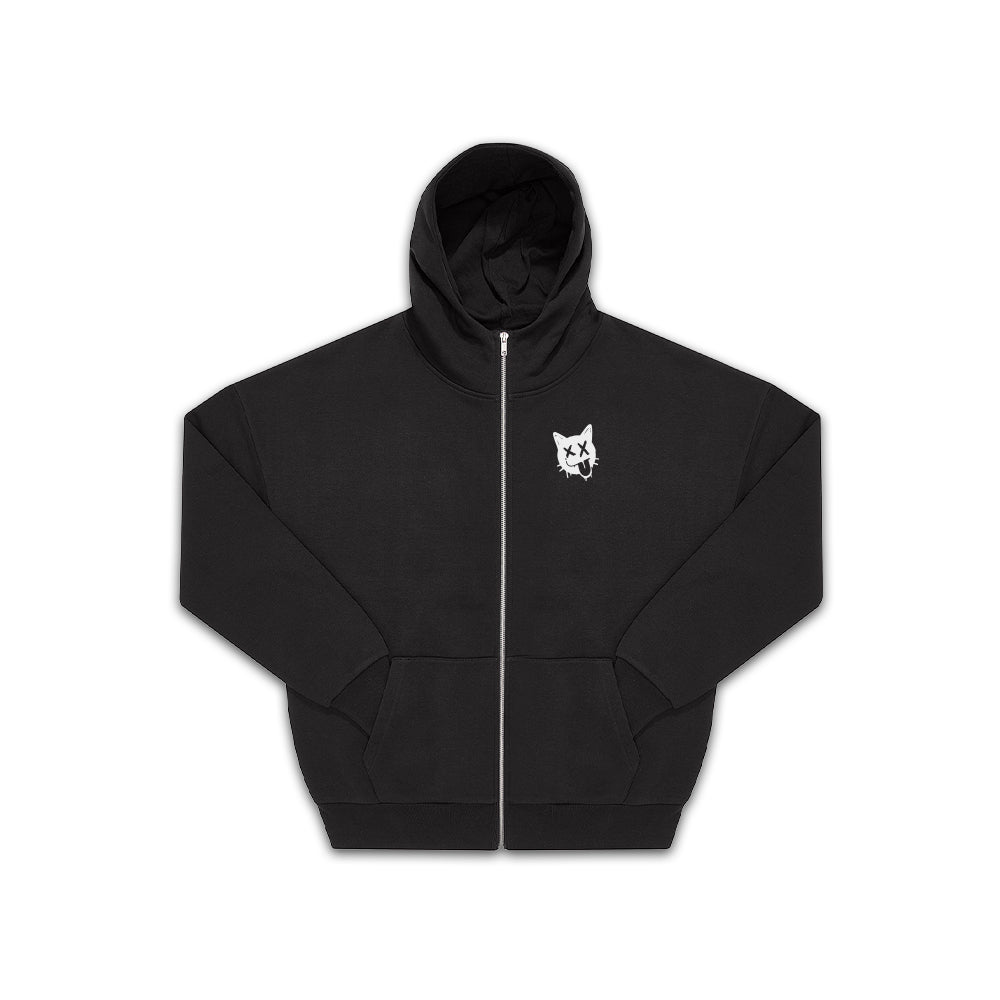 Wrapcat Premium Zipper Hoodie – frech, laut, kompromisslos Streetwear